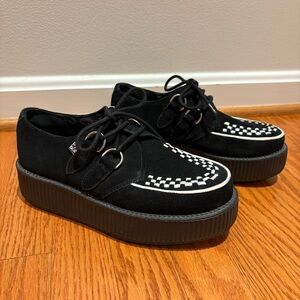T.U.K Two Tone Suede Viva Mondo Creepers Shoes Women’s Sz 7